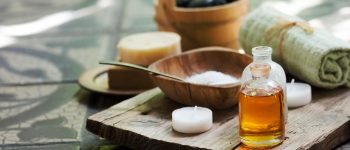 A variety of luxurious spa products designed for relaxation, rejuvenation, and self-care